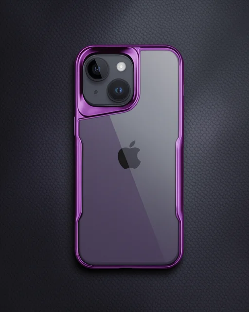 Apple İphone 15 Kılıf Boyi Silikon Kapak - Derin Mor