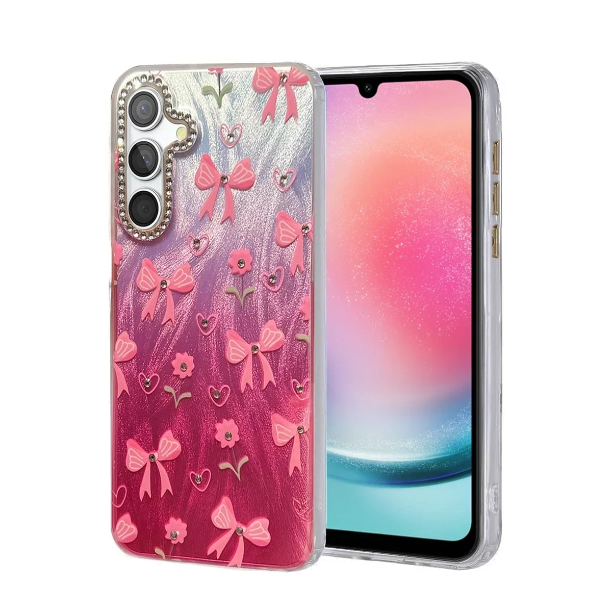 Samsung Galaxy A24 4G Kılıf Blade Aynalı Desenli Kapak - Desen 3 görsel 3