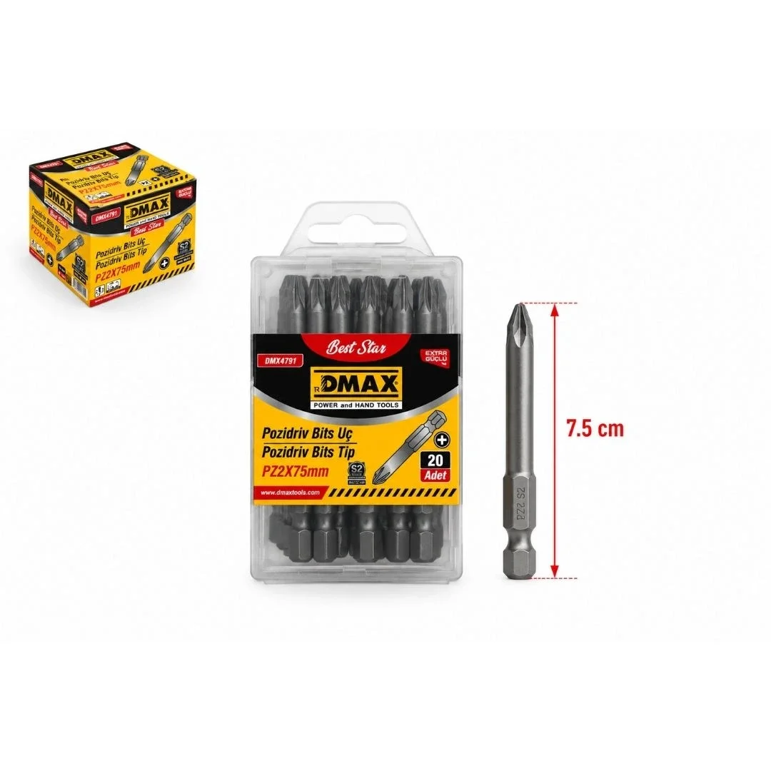 75 mm Bits Ucu 20'li görsel 2