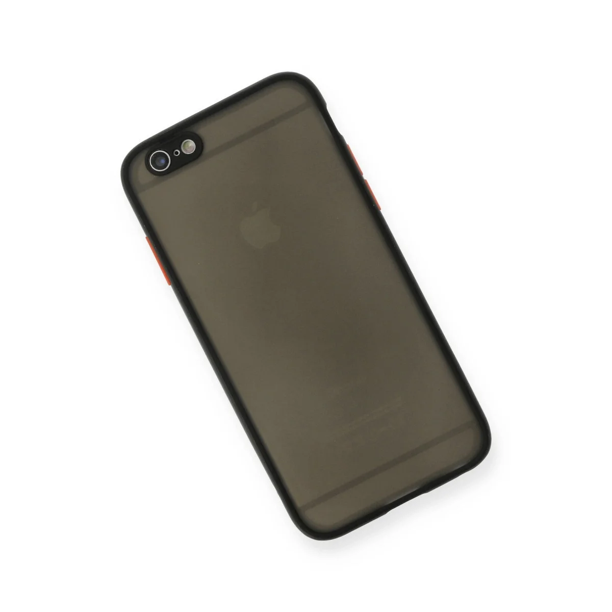 Apple İphone 6 Kılıf Montreal Silikon Kapak - Siyah görsel 3