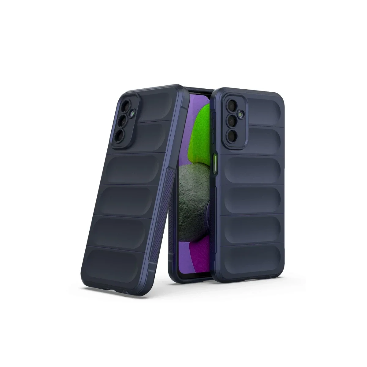 Samsung Galaxy M23 Kılıf Optimum Silikon - Lacivert görsel 2