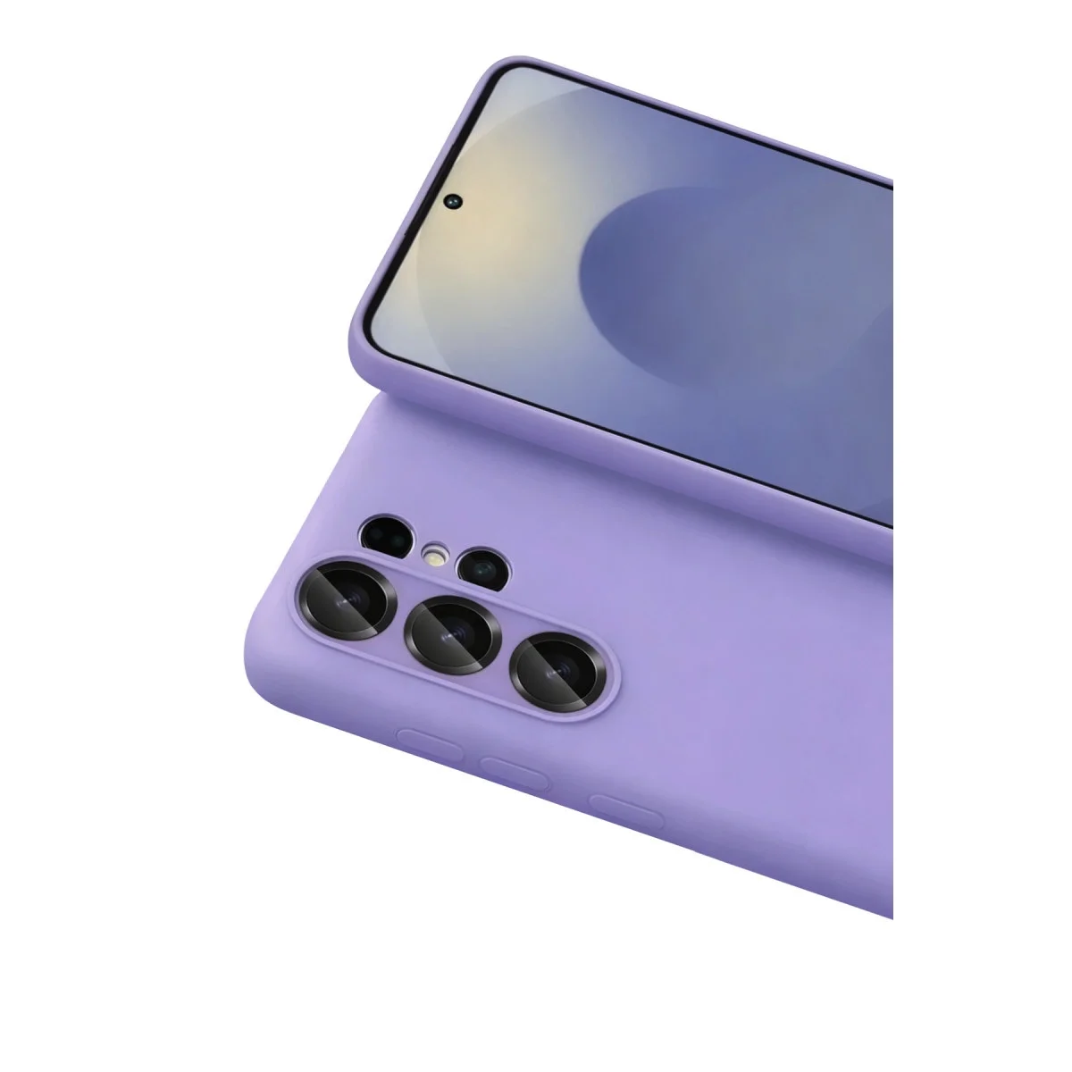 Samsung Galaxy S26 Ultra Nano İçi Kadife Silikon - Lila görsel 2