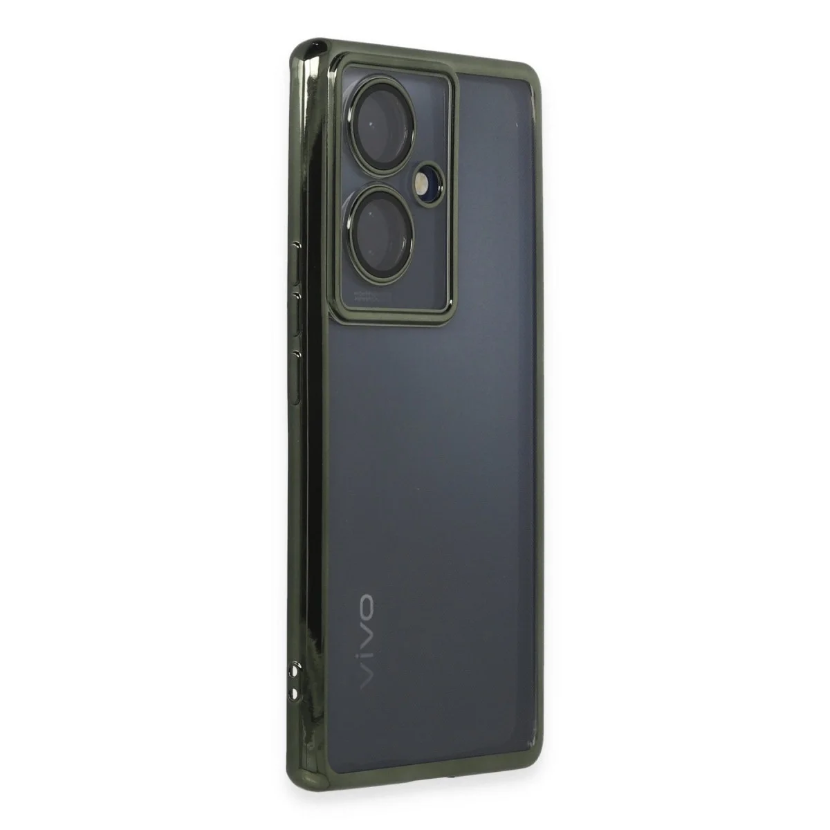 Vivo V29 Lite Kılıf Razer Lensli Silikon - Yeşil görsel 2
