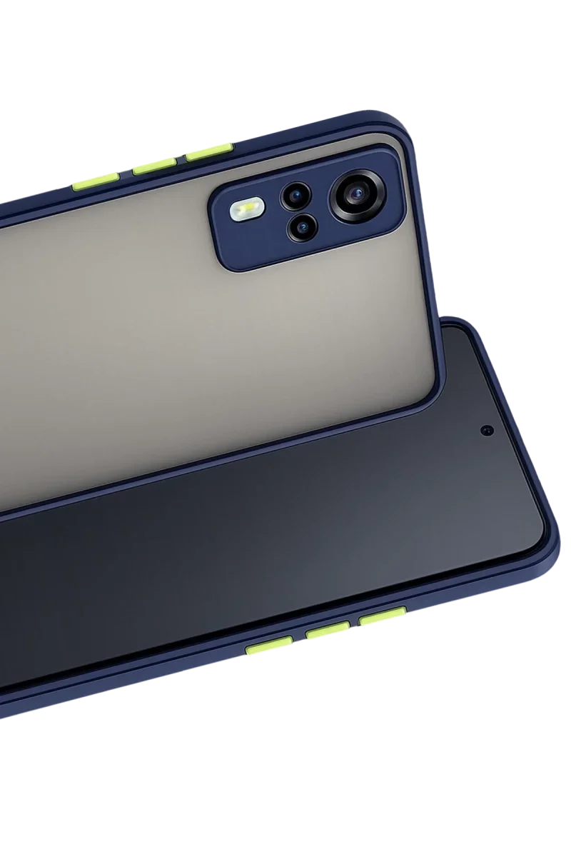 Vivo Y53S Kılıf Montreal Silikon Kapak - Lacivert görsel 2