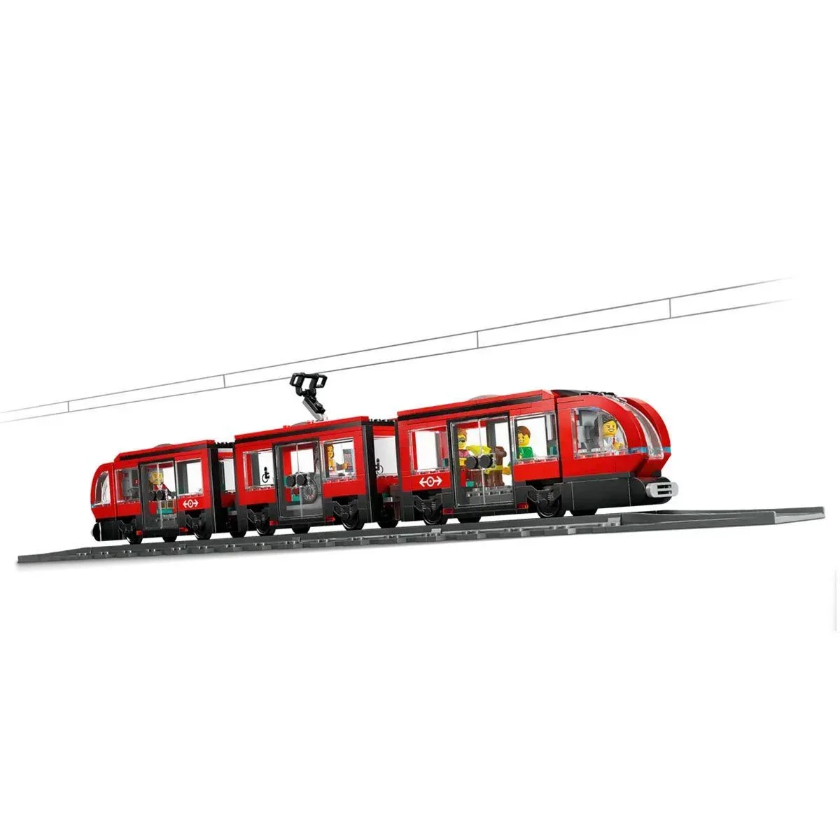 60423 Lego City Şehir Merkezi Tramvay İstasyonu 811 parça +7 yaş görsel 3