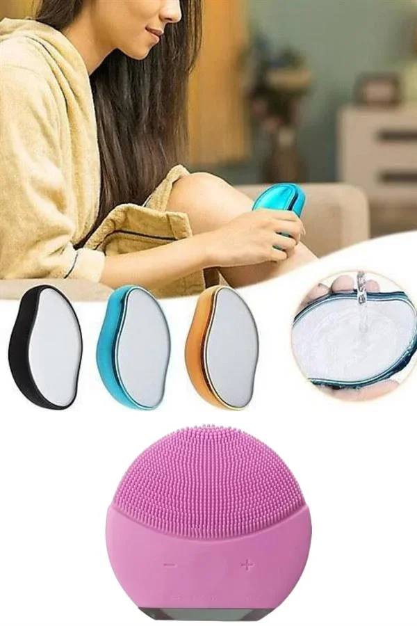 Crystal Eraser Epilasyon Aleti ve Titreşimli Yüz Tezleme Masaj Aleti görsel 5