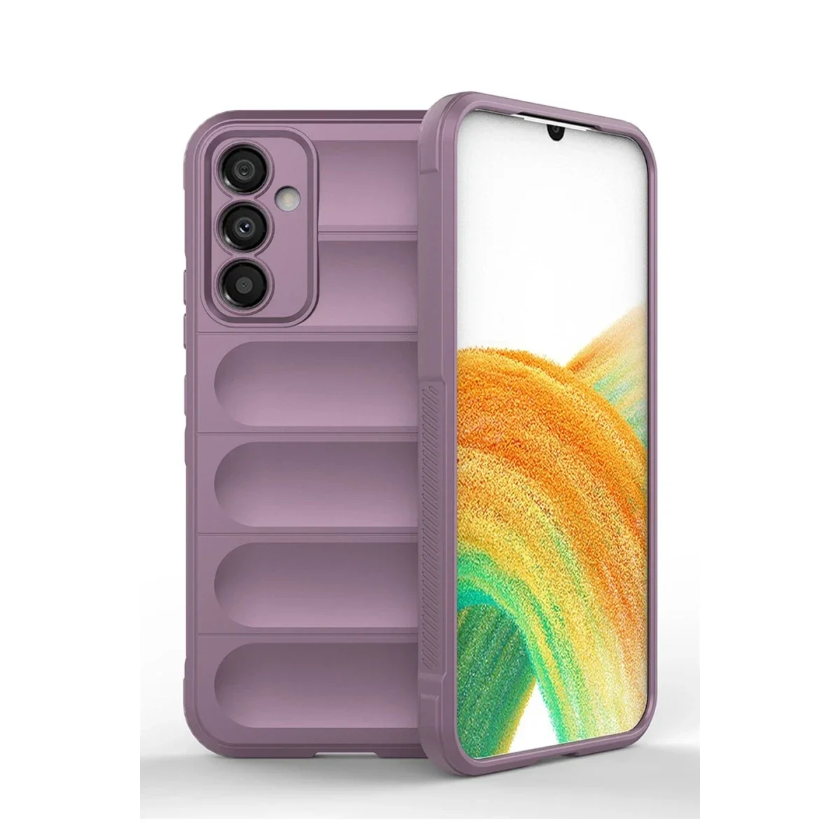 Samsung Galaxy A05S Kılıf Optimum Silikon - Mor