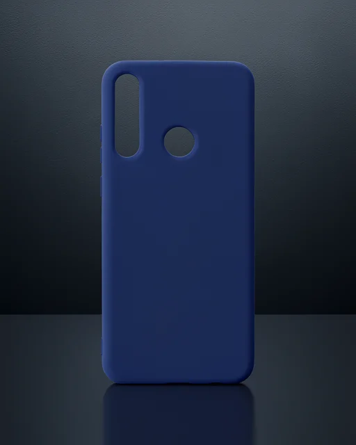 Huawei Y6p Kılıf Nano İçi Kadife Silikon - Lacivert