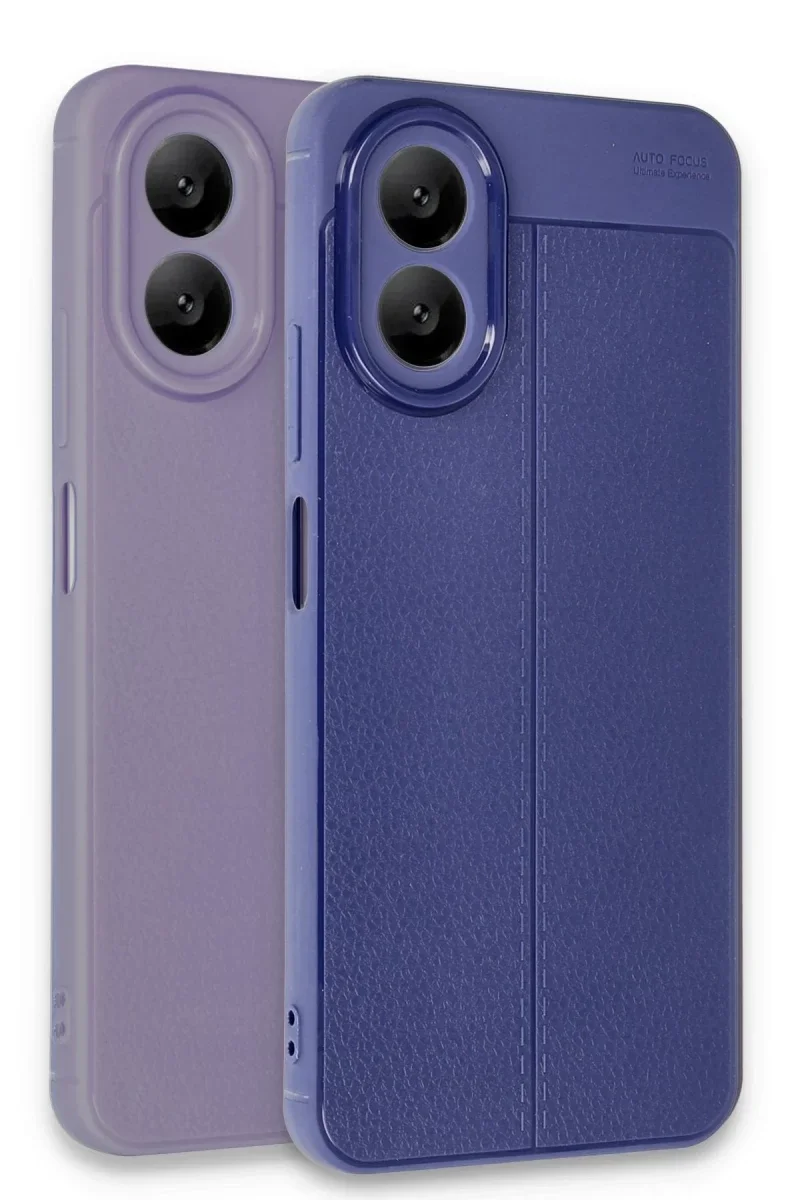 Oppo A38 Kılıf Auto Focus Kapak - Lila görsel 3
