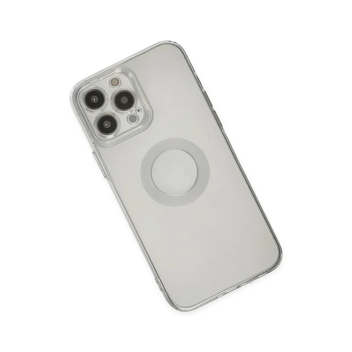 Apple İphone 14 Pro Max Kılıf Santa Lens Silikon - Şeffaf görsel 5