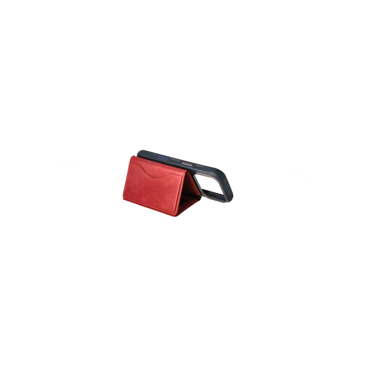 Joko Tema Magsafe Deri Kartlık - Kırmızı görsel 6