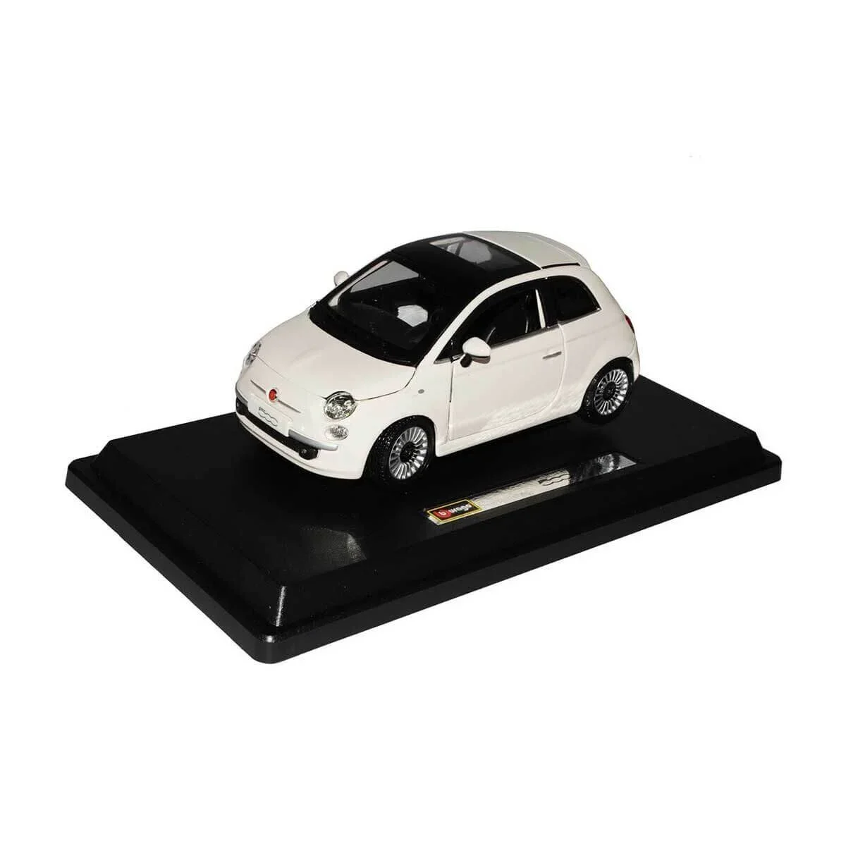 22106 Burago 1:24 Fiat 500 2007 Model Araba görsel 2