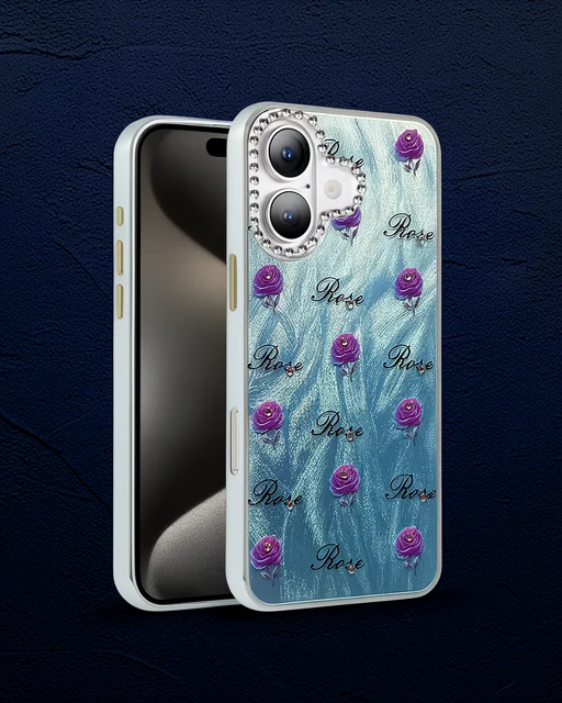 Apple İphone 16 Kılıf Blade Aynalı Desenli Kapak - Desen 9