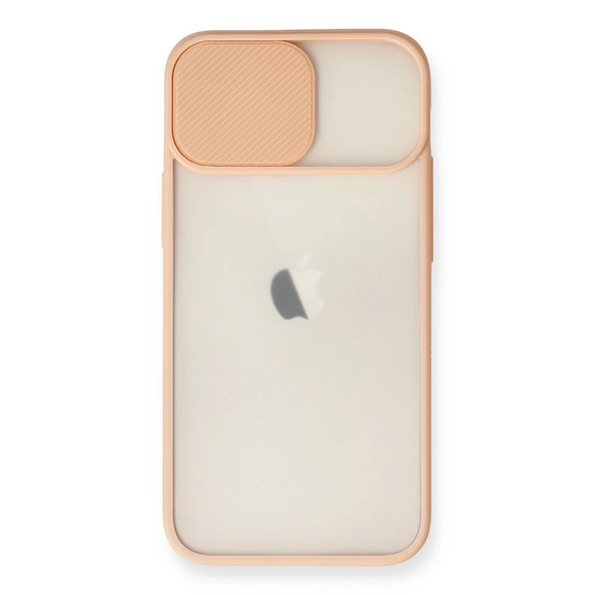 Apple İphone 11 Kılıf Palm Buzlu Kamera Sürgülü Silikon - Pembe görsel 2