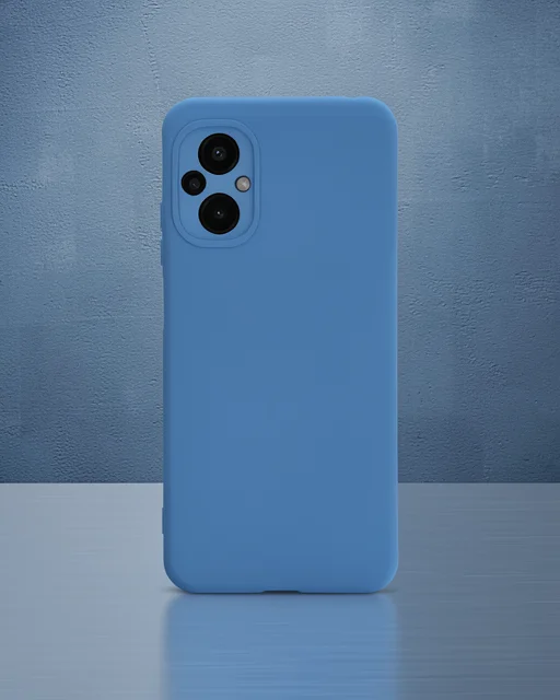 Xiaomi Poco M5 Kılıf Nano İçi Kadife Silikon - Mavi
