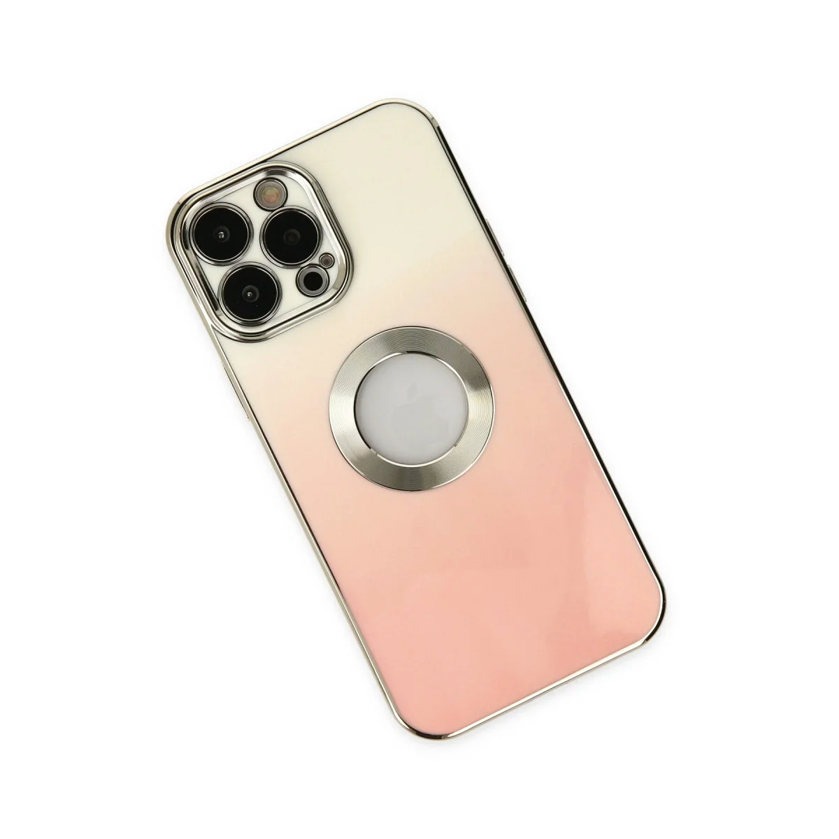 Apple İphone 13 Pro Max Kılıf Best Silikon - Pembe görsel 2