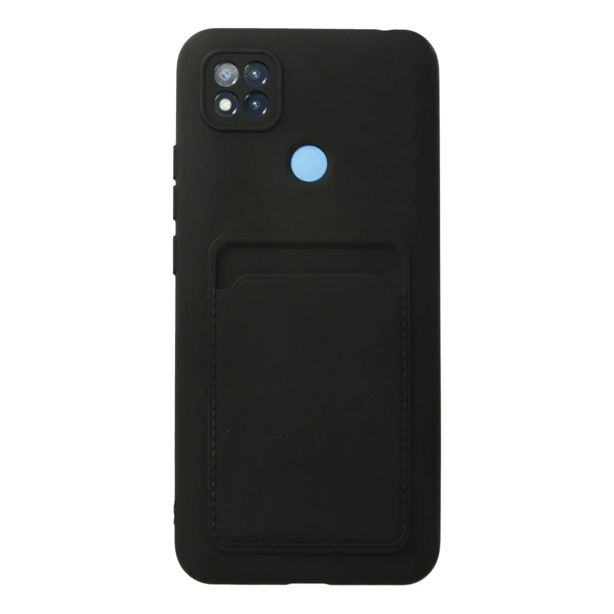 Xiaomi Redmi 9C Kılıf Kelvin Kartvizitli Silikon - Siyah