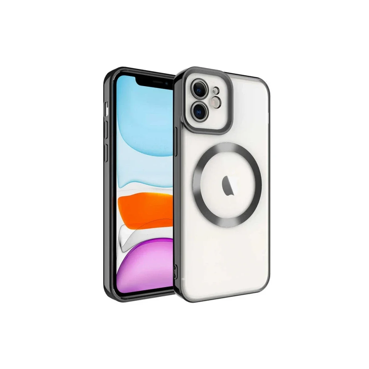 Apple iPhone 11 Kılıf Kross Magneticsafe Kapak - Siyah