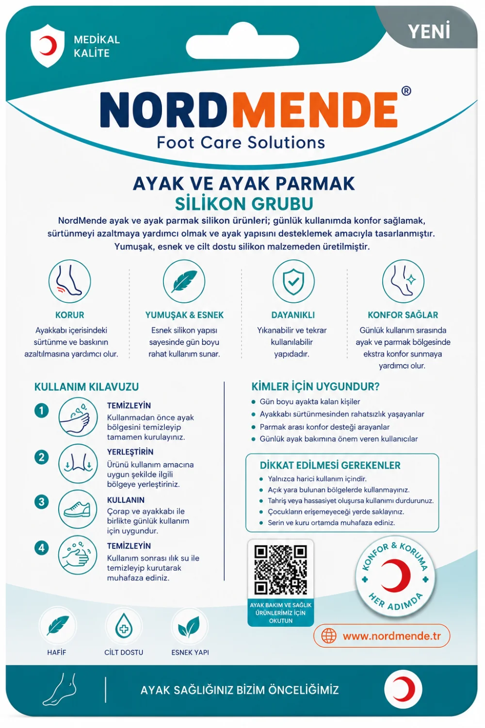 Parmak Arası Makara Silikon – Yumuşak ve Esnek Ayak Parmak Ayırıcı görsel 4