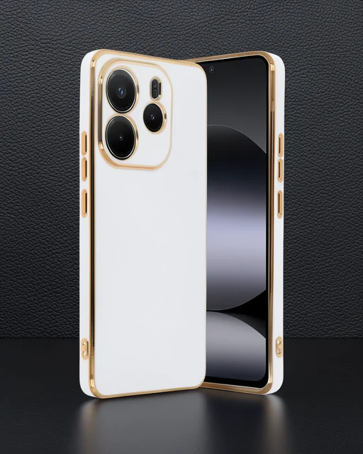 Xiaomi Redmi Note 14 4g Kılıf Volet Silikon - Beyaz