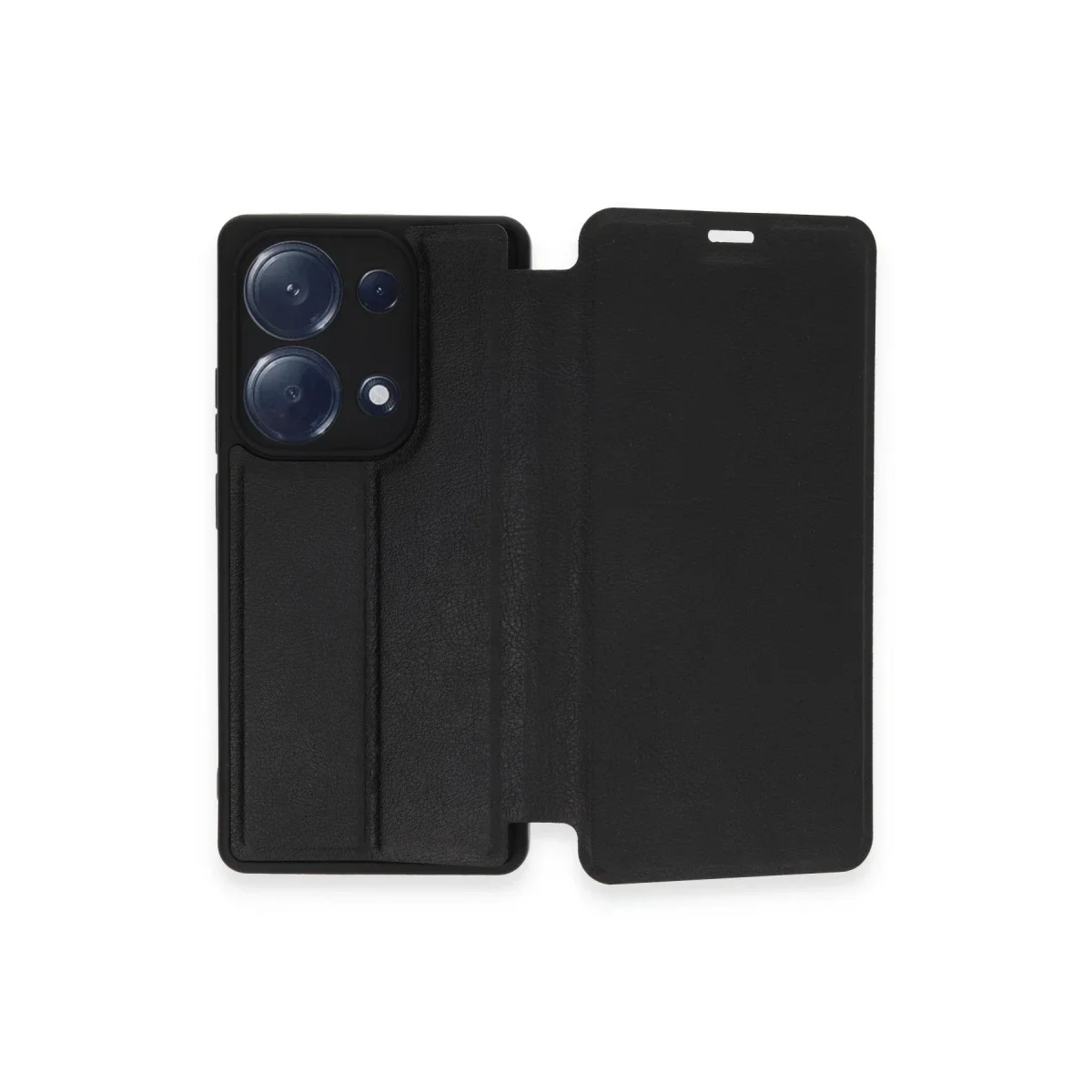 Xiaomi Redmi Note 13 Pro 4G Kılıf Flip Cover - Siyah görsel 6