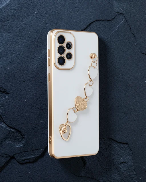 Samsung Galaxy A33 5g Kılıf Esila Silikon - Beyaz