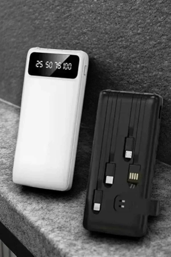 Powerbank 20.000 Mah LCD Ekran USB Lightning Type-C Uyumlu İOS ve Android görsel 2