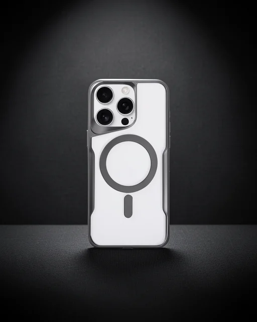 Apple İphone 14 Pro Max Kılıf Boyi Magsafe Silikon Kapak - Titan Gri