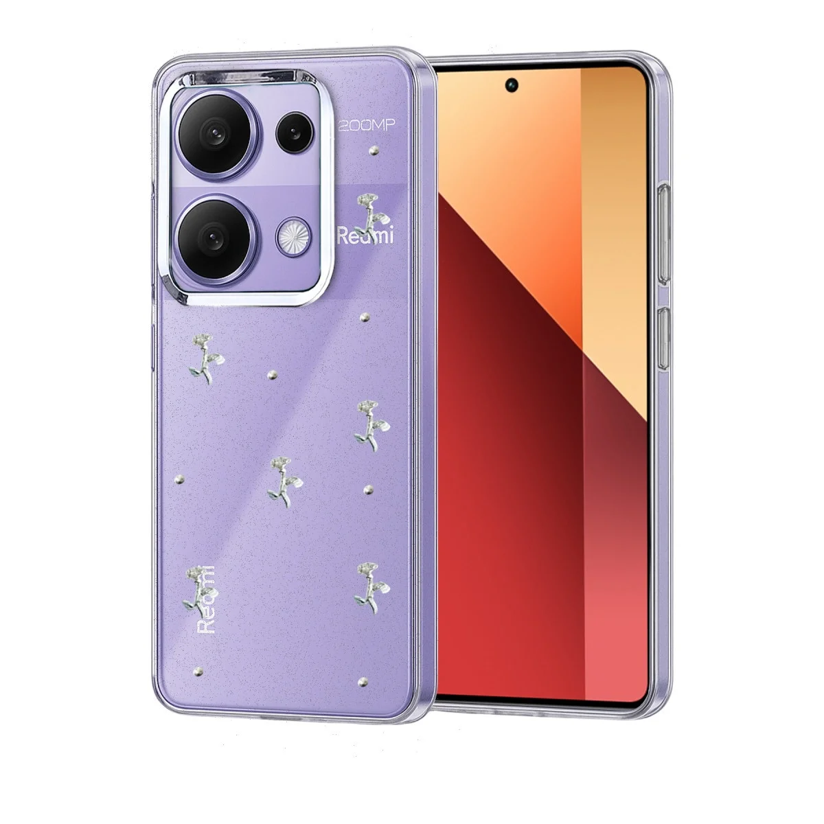 Xiao Red Note 13 Pro 4g Fiyonk Desenli Kapak - Desen 2