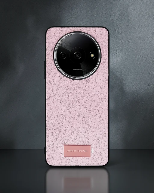 Onegif Xiaomi Redmi A3 4g Bright Simli Kapak - Pembe
