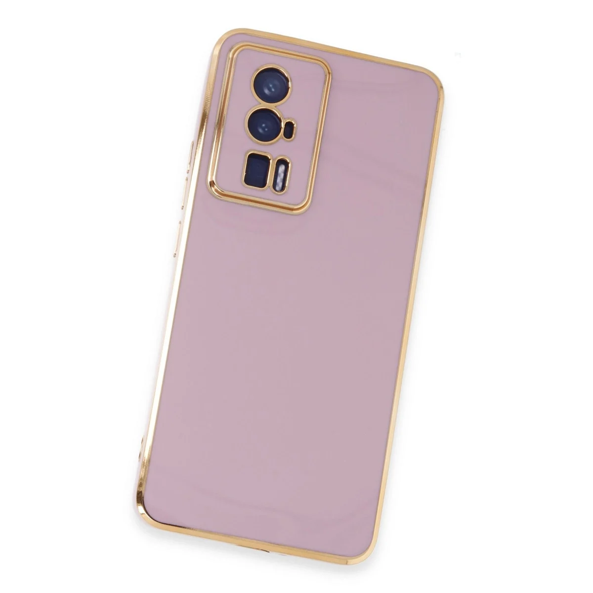 Xiaomi Poco F5 Pro Kılıf Volet Silikon - Mor görsel 3