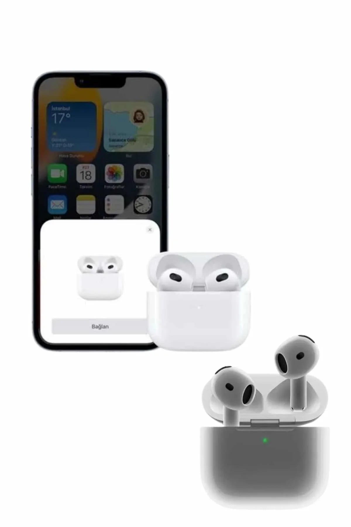 Bluetooth Kulaklık 3. Nesil Ios Android Uyumlu Yeni Nesil Wireless Charge görsel 5