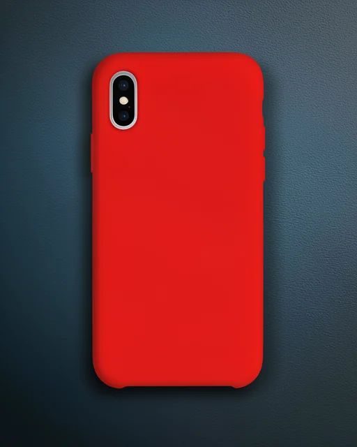 Apple İphone X Kılıf Lansman Legant Silikon - Kırmızı