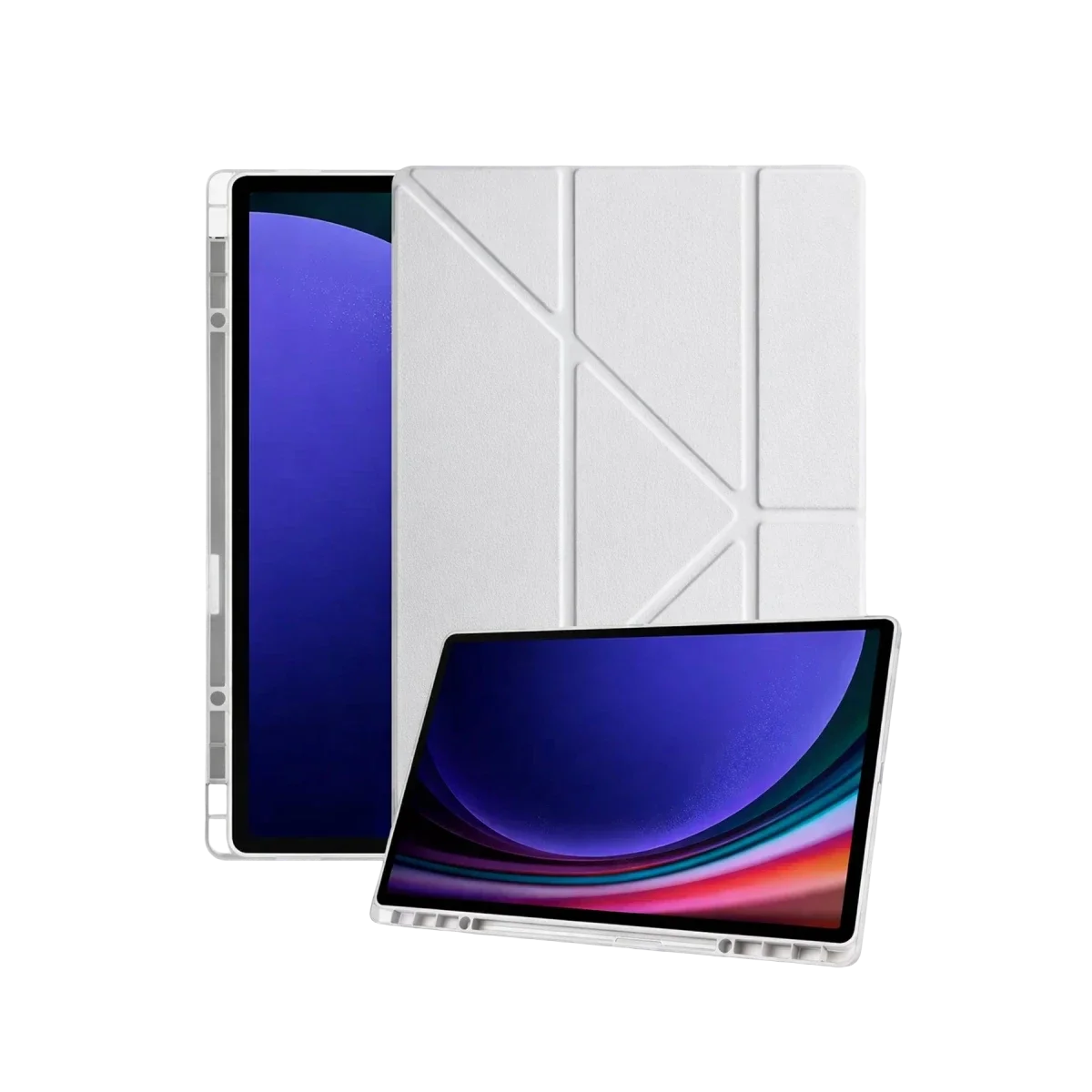 Samsung Galaxy X930 Tab S11 Ultra 14.6 Kalemlikli Mars Tablet Kılıfı - Gri
