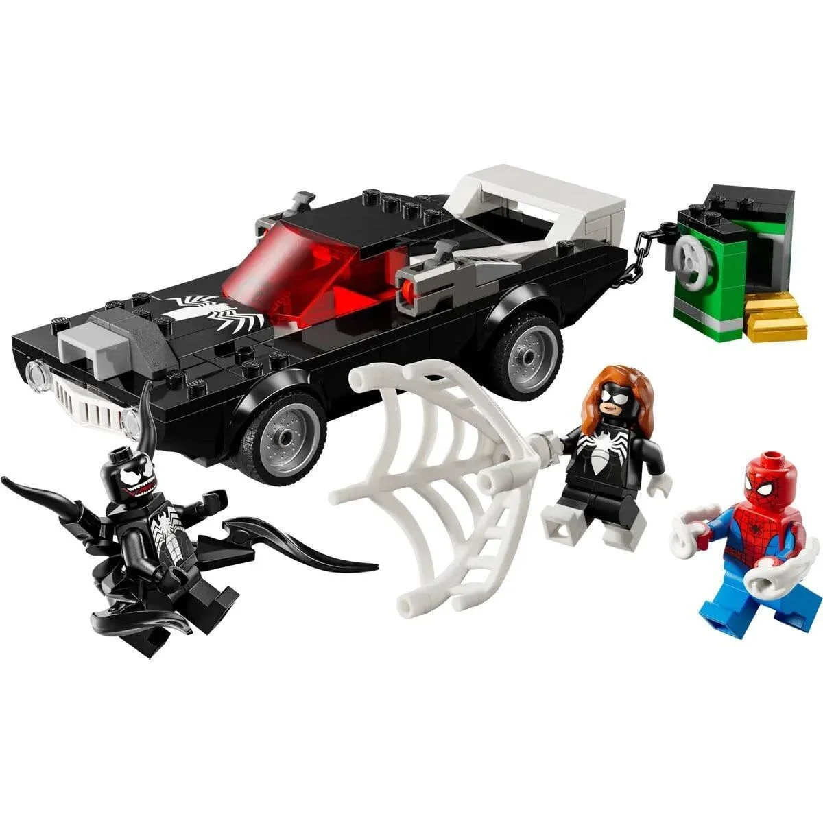 76309 Lego Marvel Örümcek Adam ve Venom Arabasına Karşı 254 parça +7 yaş görsel 2