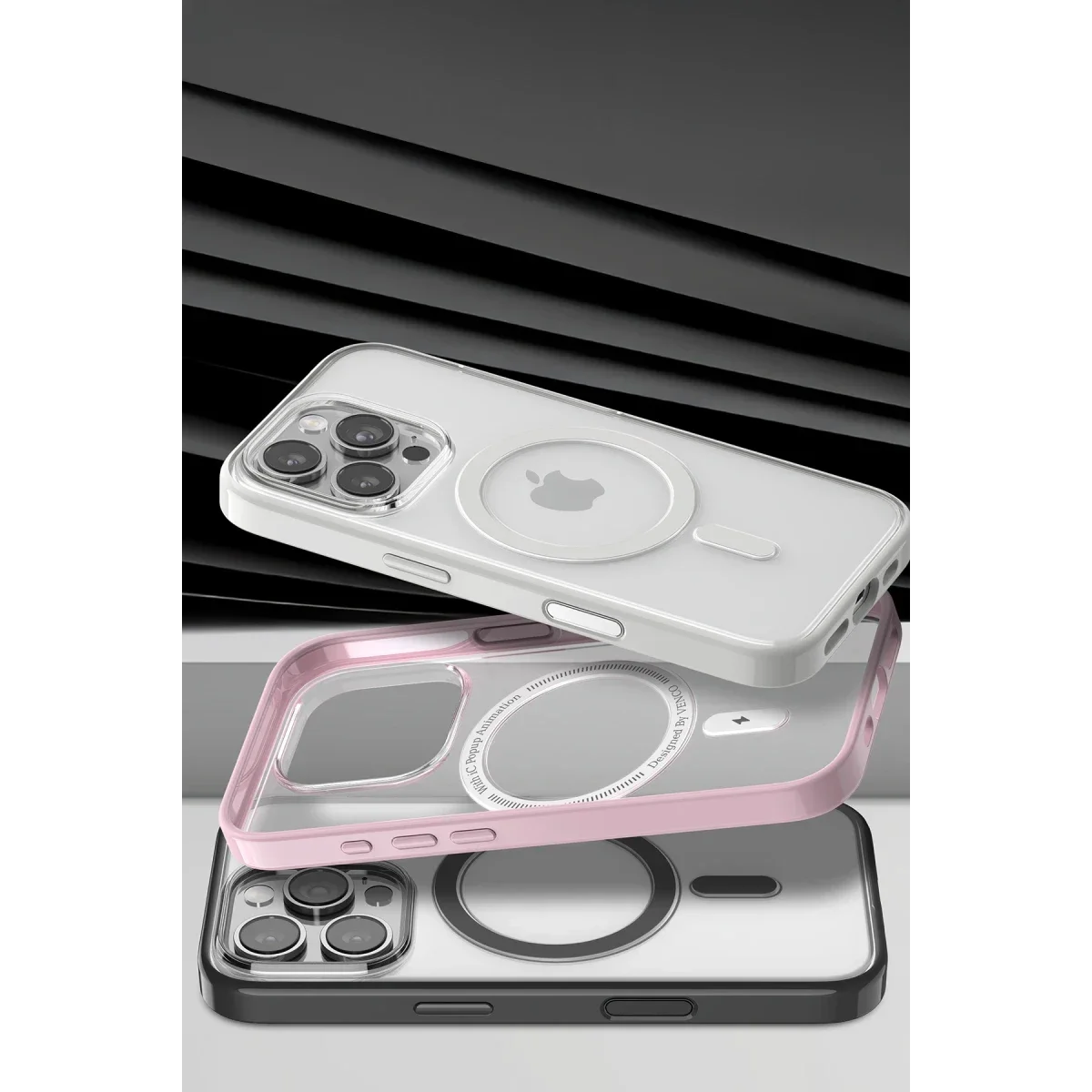 Venco Apple iPhone 16 Pro Joly Magsafe Kapak - Siyah görsel 5