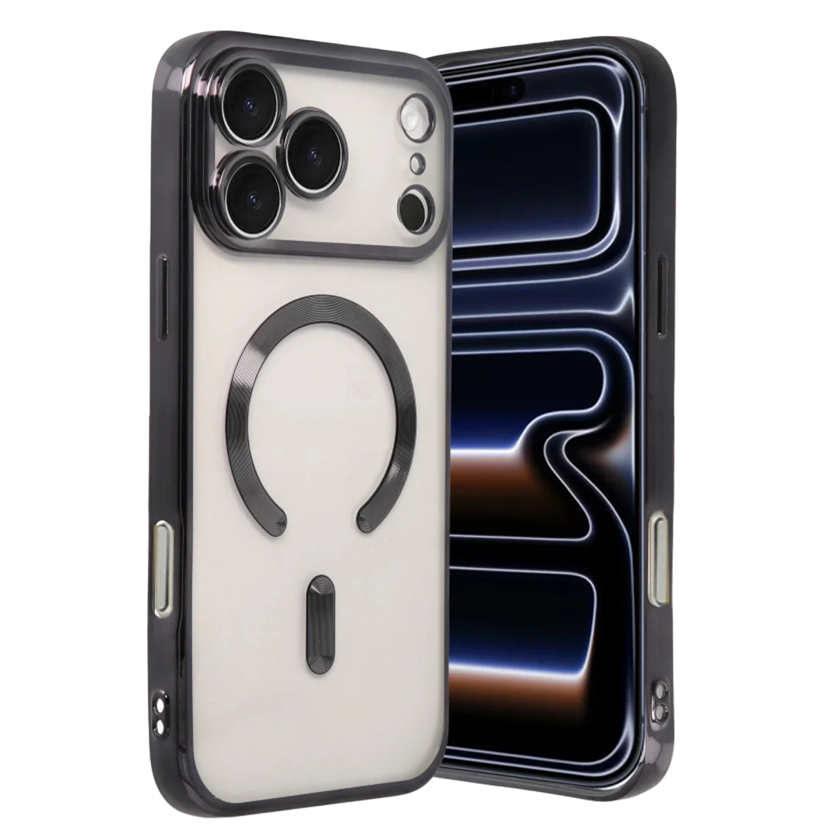 Apple iPhone 18 Pro Kross Magneticsafe Kapak - Siyah