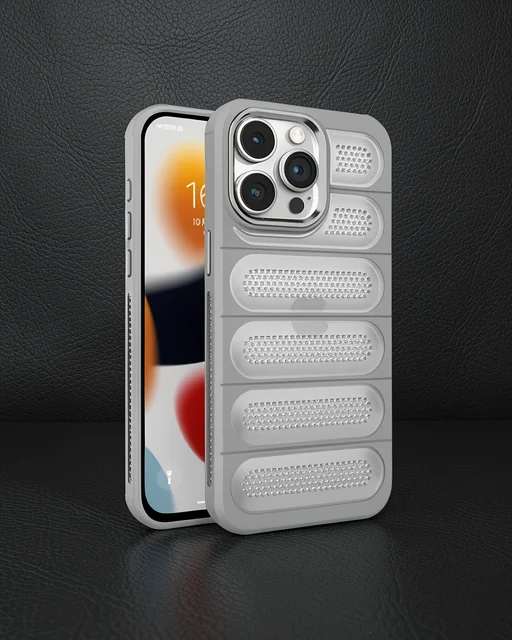 Apple İphone 15 Pro Kılıf Airmax Silikon Kapak - Titan Gri