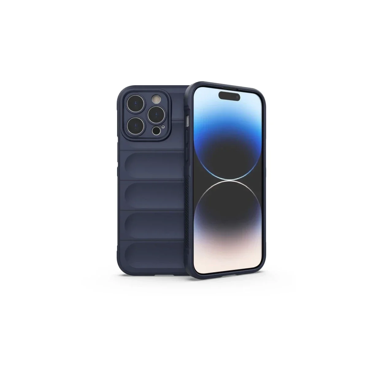Apple iPhone 15 Pro Max Kılıf Optimum Silikon - Lacivert