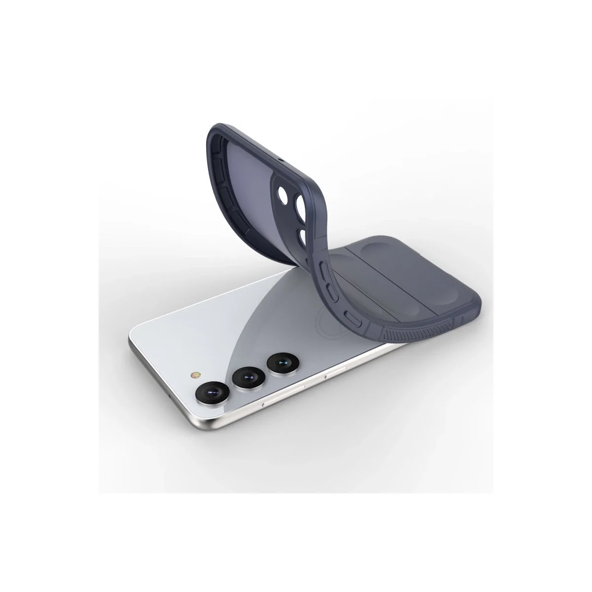 Samsung Galaxy S23 Plus Kılıf Optimum Silikon - Lacivert görsel 4