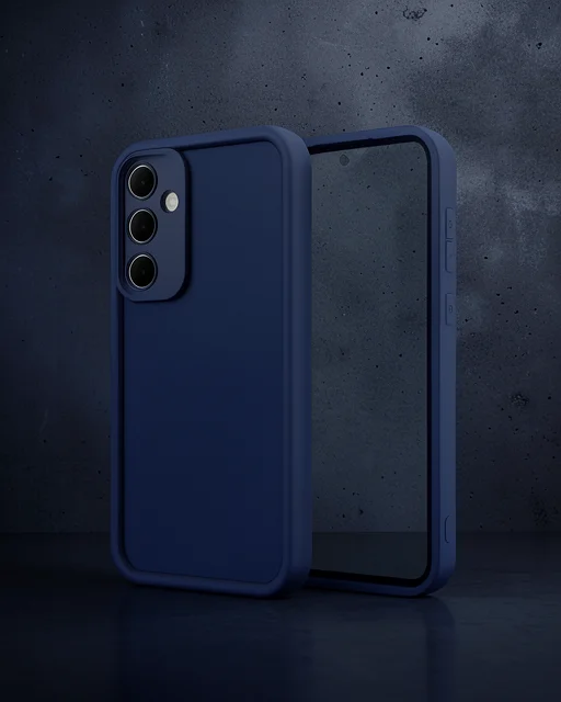 Samsung Galaxy A56 Kılıf Viera Silikon - Lacivert