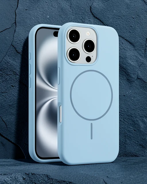 Joko Apple İphone 16 Pro Max Kılıf Jully Magsafe Kapak - Mavi