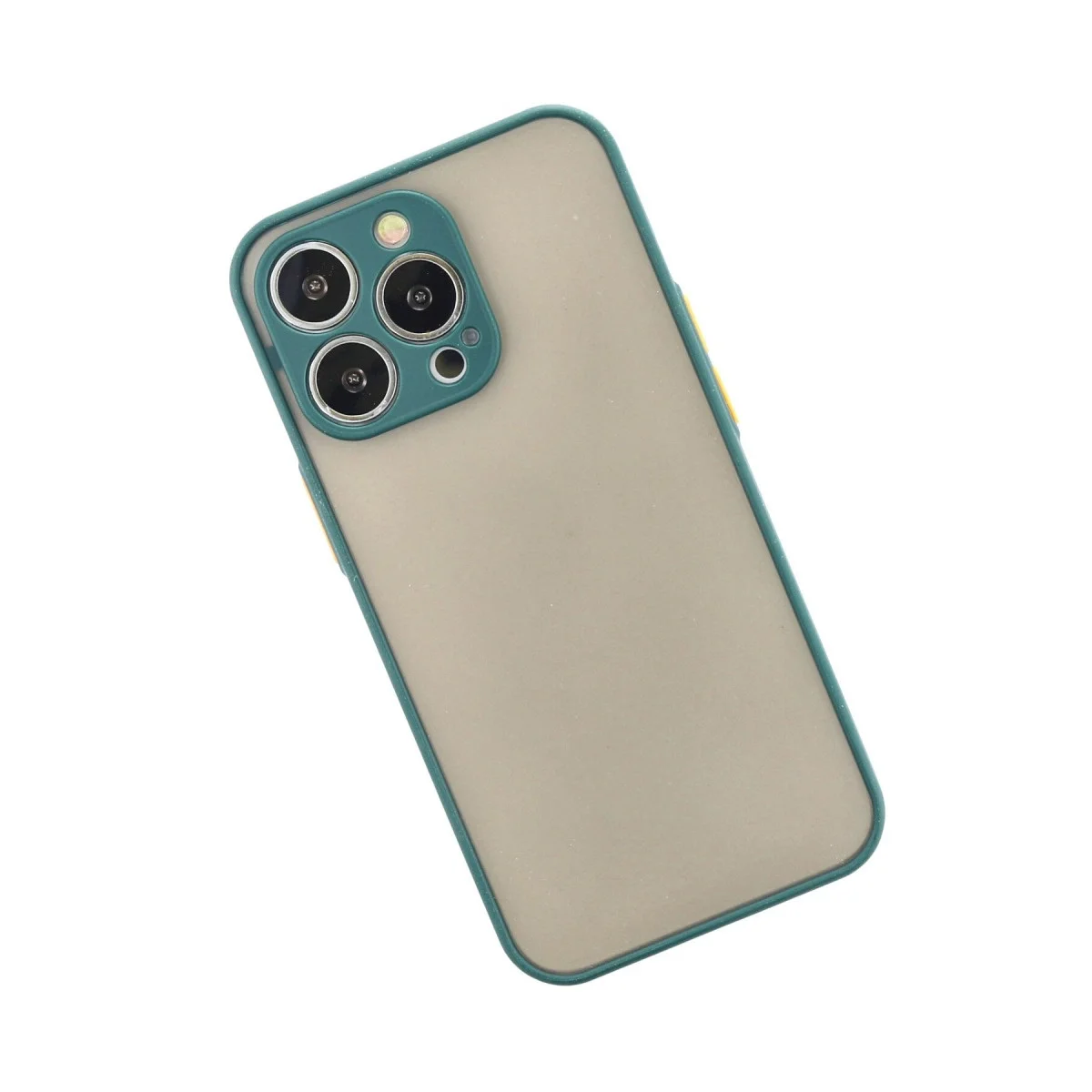 Apple İphone 13 Pro Kılıf Montreal Silikon Kapak - Yeşil görsel 2