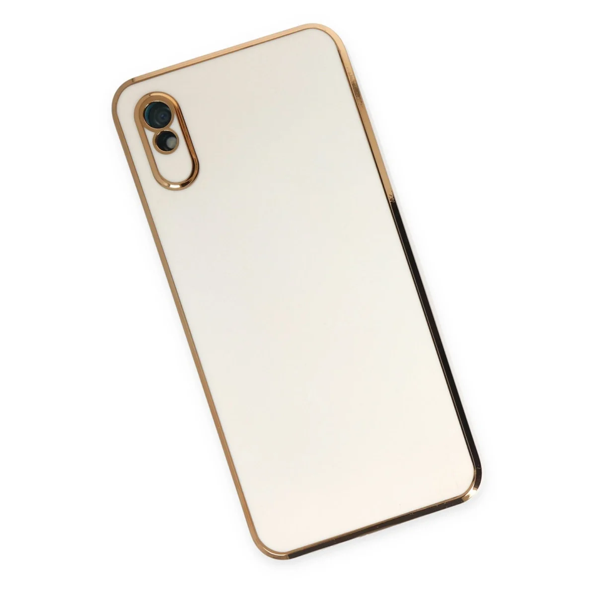 Xiaomi Redmi 9a Kılıf Volet Silikon - Beyaz görsel 2