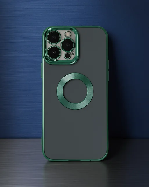 Apple İphone 14 Pro Kılıf Slot Silikon - Köknar Yeşili