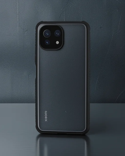 Xiaomi Mi 11 Lite Kılıf Miami Şeffaf Silikon - Siyah