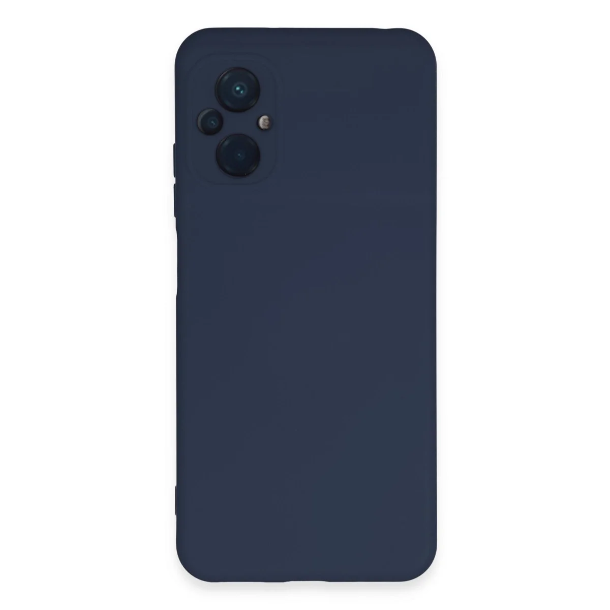 Xiaomi Poco M5 Kılıf Nano İçi Kadife Silikon - Lacivert