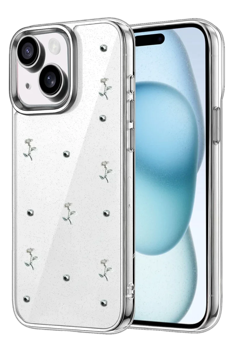 Apple iPhone 14 Fiyonk Desenli Kapak - Desen 4