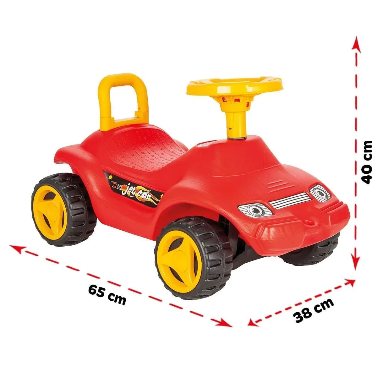 06 806 Jet Car Kırmızı -Pilsan Oyuncak görsel 2