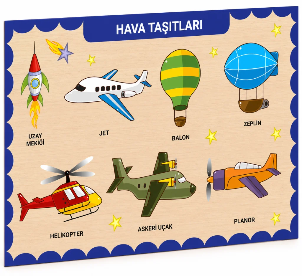 3202 Ahşap Hava Taşıtları Bul-tak